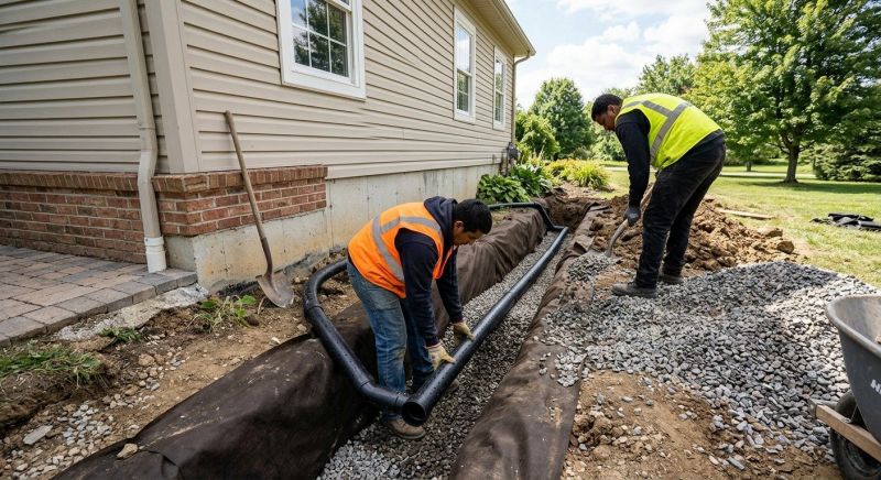 French Drain Installation Service